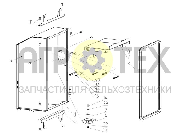 Ящик инструментальный (142.12.00.000) (№40 на схеме)